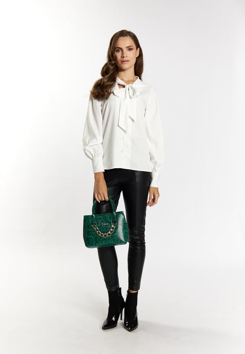Faina Handtas Dames Groen Zwart - Image 3