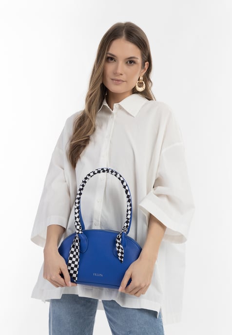 FELIPA Schoudertas Dames blauw - Image 3