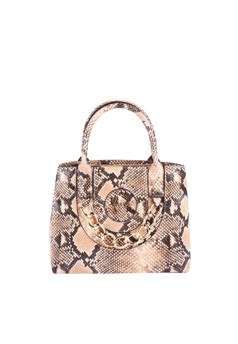 Faina Handtas Dames Camel zwart - Image 1