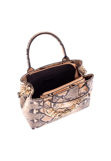 Faina Handtas Dames Camel zwart - Image 4