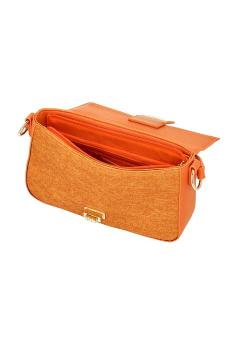 Faina schoudertas Dames oranje - Image 3