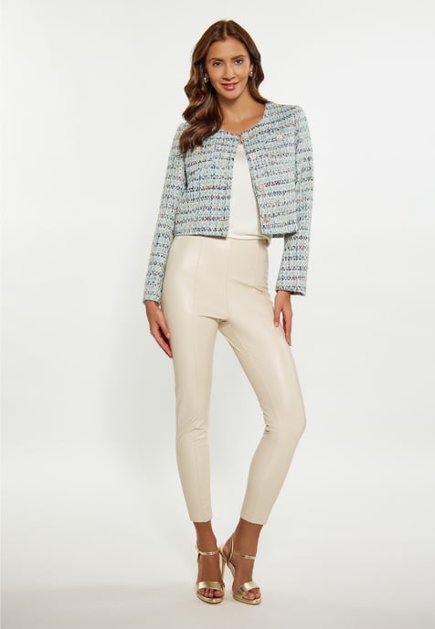 Faina Korte blazer Dames Blauw Veelkleurig - Image 2