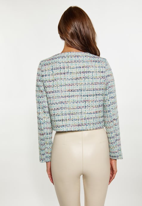 Faina Korte blazer Dames Blauw Veelkleurig - Image 4