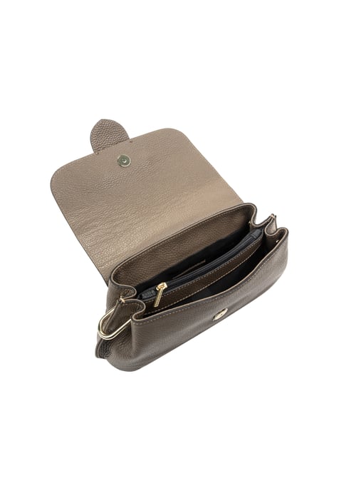 FELIPA Leren schoudertas Dames donker taupe - Image 3