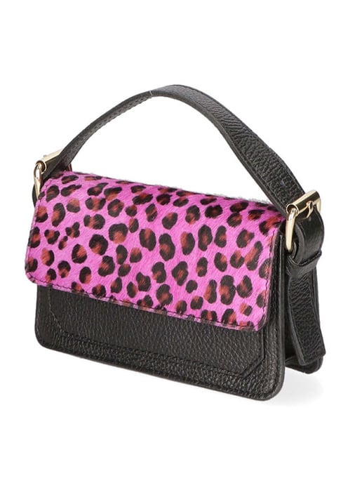 Faina Handtas Dames Cheetah Fuchsia - Image 2