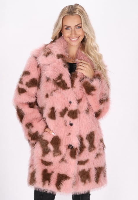 IZIA jas Dames Roze bruin - Image 3