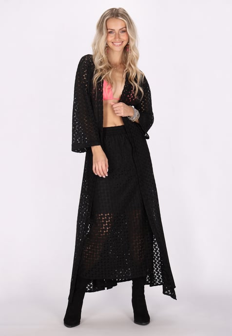 IZIA Kimono Dames zwart - Image 2