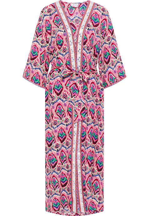 IZIA Kimono Dames Roze Veelkleurig - Image 1