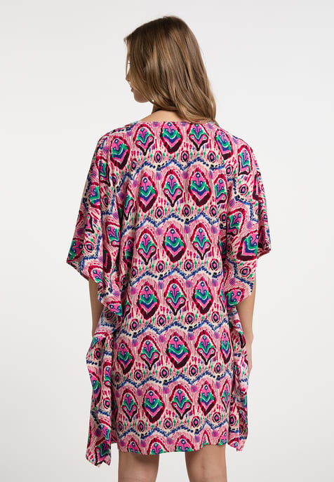 IZIA Kimono Dames Roze Veelkleurig - Image 4