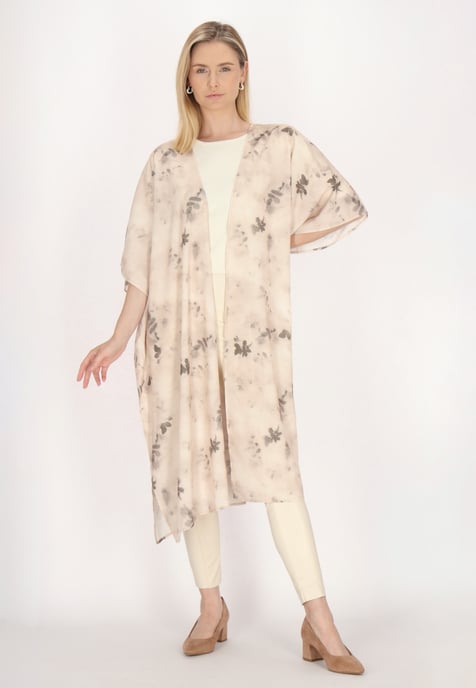 usha Kimono Dames Beige Veelkleurig - Image 3