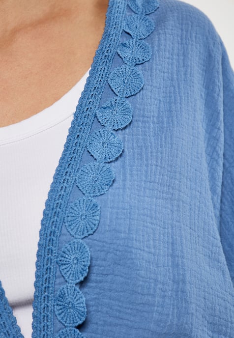 usha Kimono Dames denimblauw - Image 5