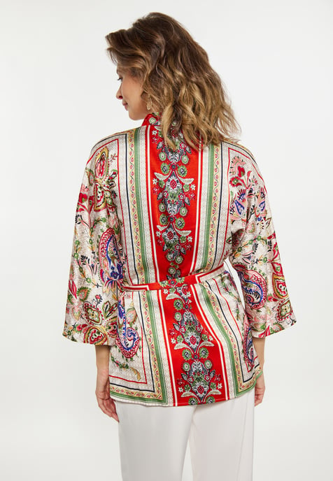 usha Kimono Dames Oranje Veelkleurig - Image 4