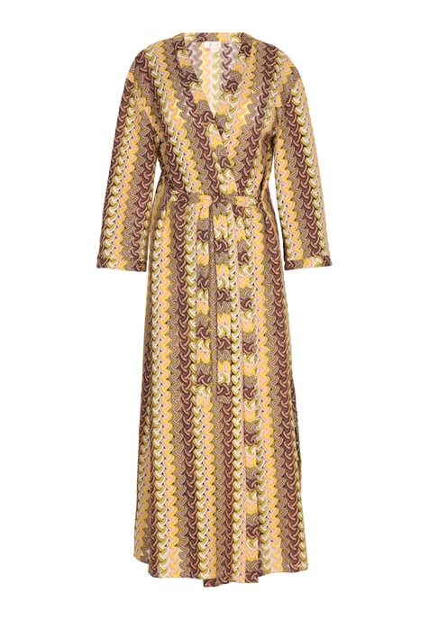 IZIA Kimono Dames Geel veelkleurig - Image 1