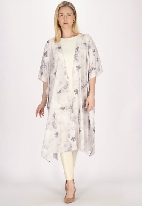 usha Kimono Dames Grijs Veelkleurig - Image 3