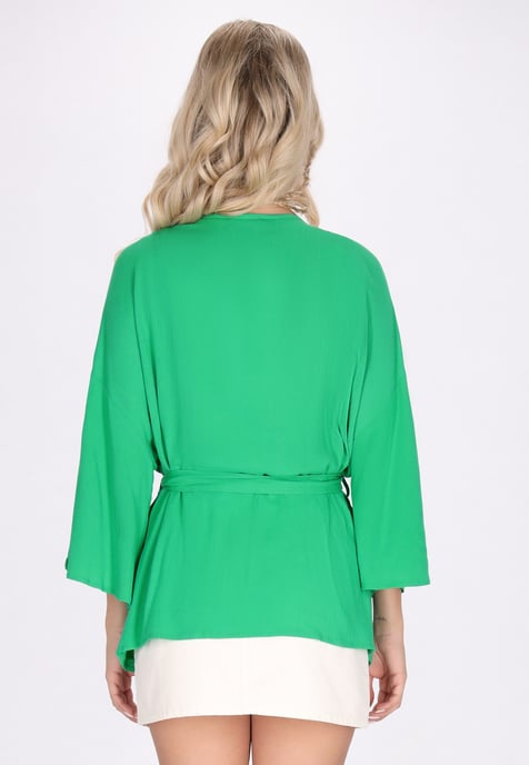 IZIA Kimono Dames groente - Image 4