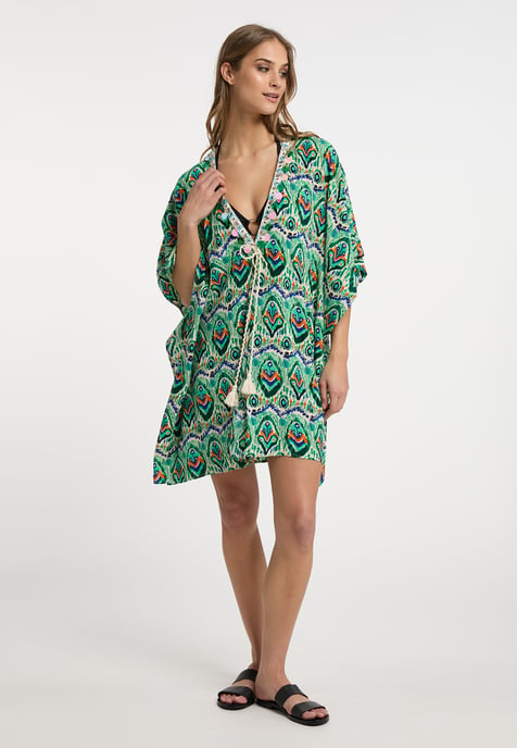 IZIA Kimono Dames Groen Veelkleurig - Image 2