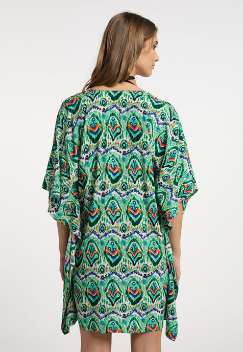 IZIA Kimono Dames Groen Veelkleurig - Image 4