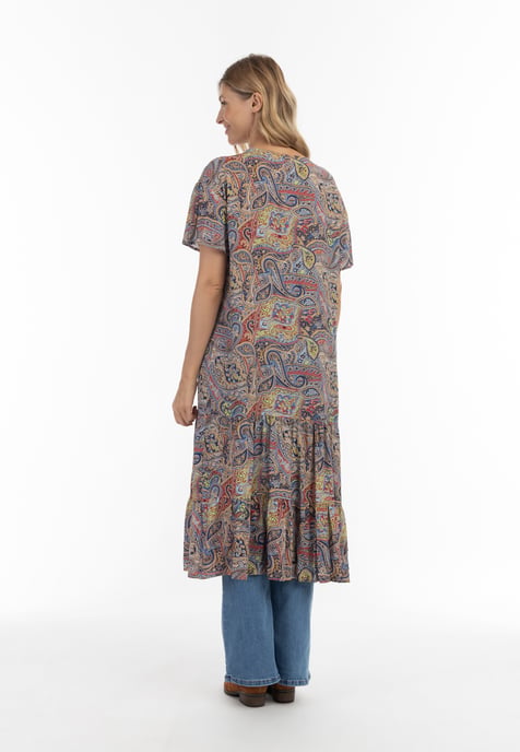 usha Kimono Dames Navy Veelkleurig - Image 3