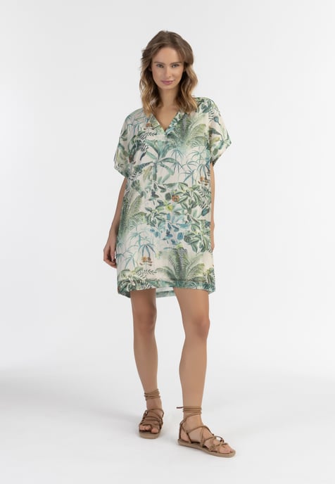 IZIA Tuniek met fantasiegaren Dames Jungle-print - Image 2