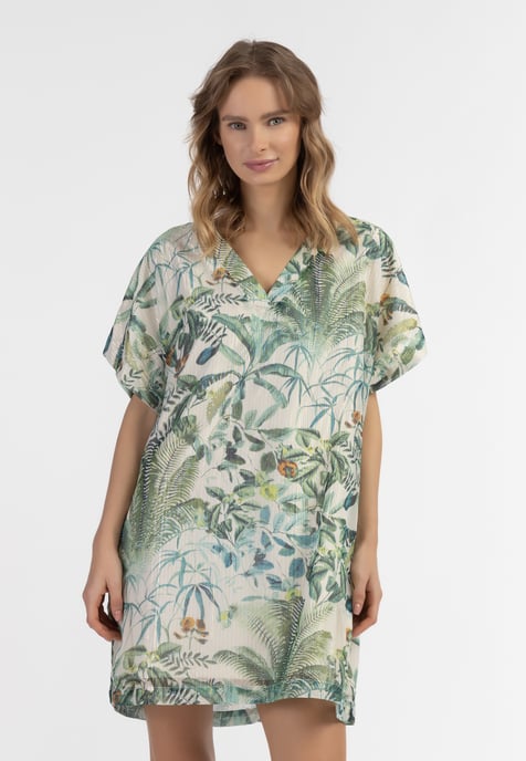 IZIA Tuniek met fantasiegaren Dames Jungle-print - Image 3