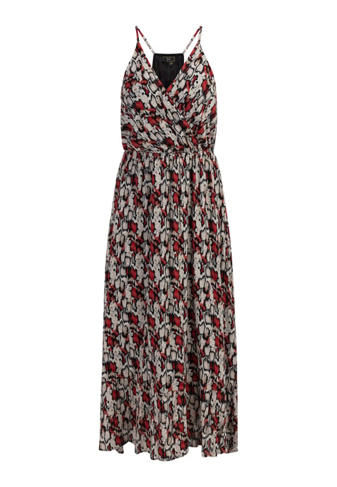 Faina Maxi jurk Dames Rood Veelkleurig - Image 1