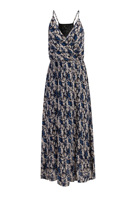Faina Maxi jurk Dames Blauw Veelkleurig - Image 1