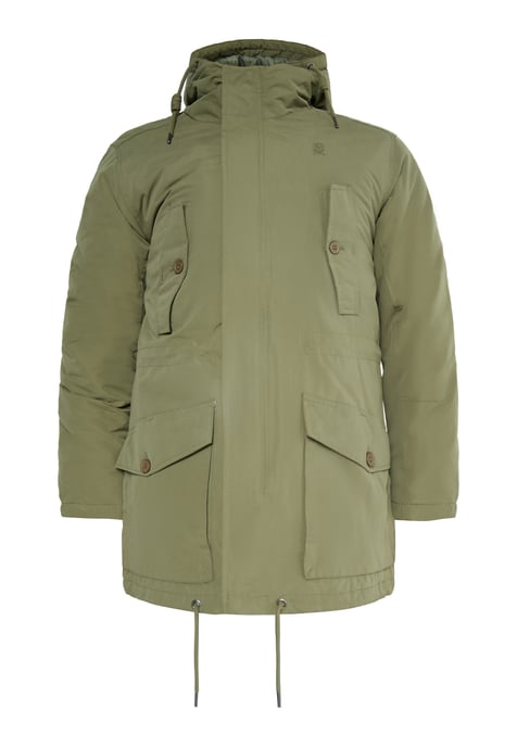 TUFFSKULL Anorak Heren militaire olijf - Image 1