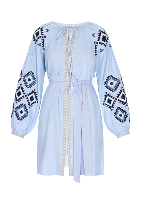 usha Jurk Dames lichtblauw - Image 1