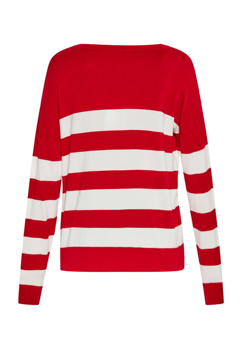 usha Jumper Dames rood wit - Image 4