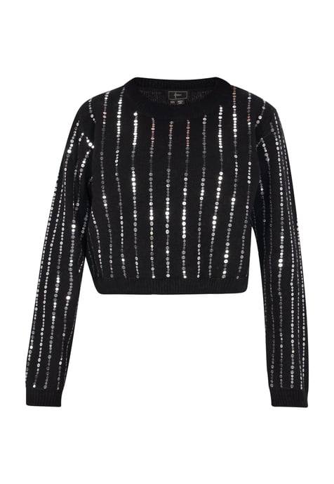 Faina Jumper Dames zwart - Image 1