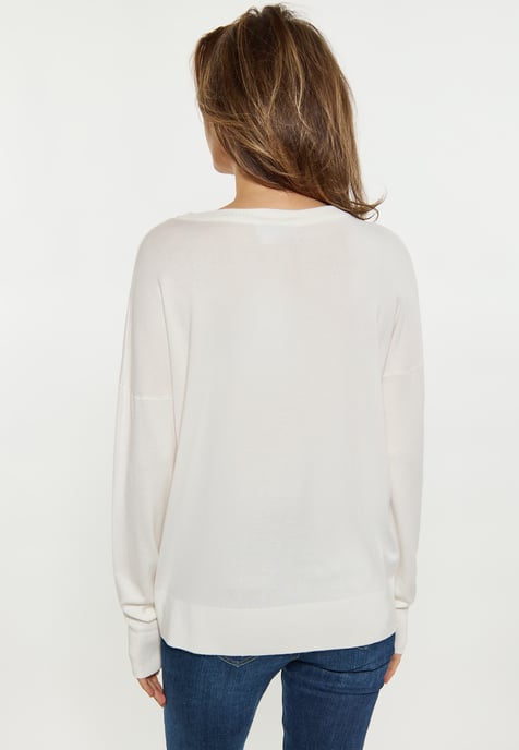 usha Jumper Dames wit - Image 5