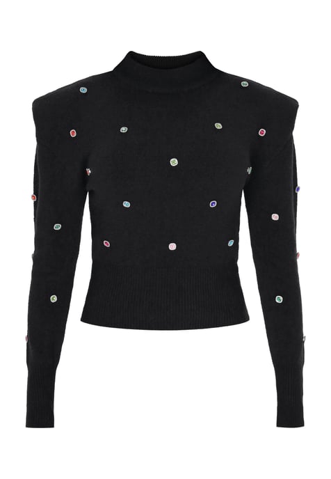 Faina Jumper Dames zwart - Image 1