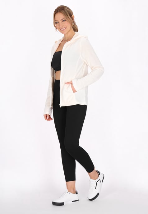 Faina Fleece jas Dames wolwit - Image 2