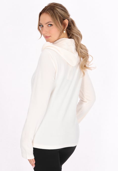 Faina Fleece jas Dames wolwit - Image 4
