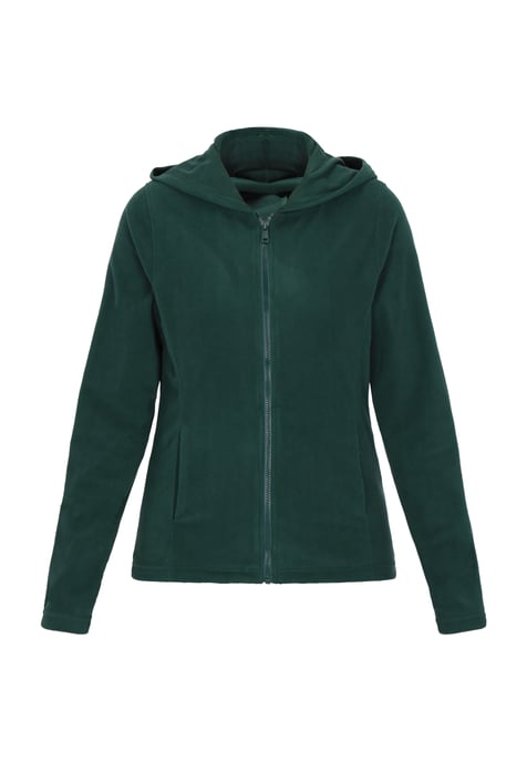 Faina Fleece jas Dames donkergroen - Image 1