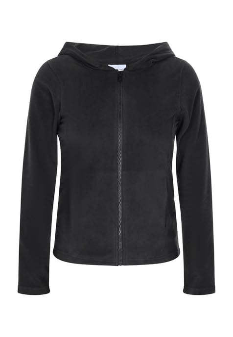 Faina Fleece jas Dames zwart - Image 1