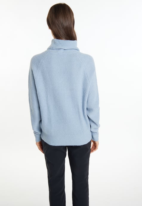 usha Gebreide trui Dames blauw-grijs - Image 4