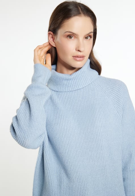 usha Gebreide trui Dames blauw-grijs - Image 5