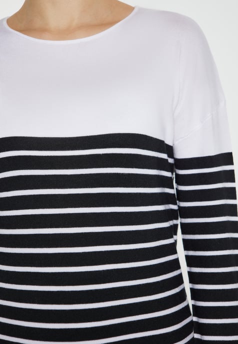 usha Jumper Dames zwart wit - Image 3