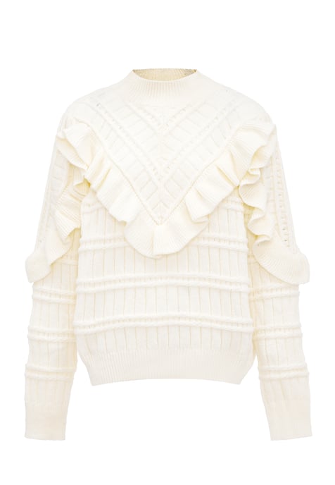 Faina Jumper Dames wolwit - Image 1
