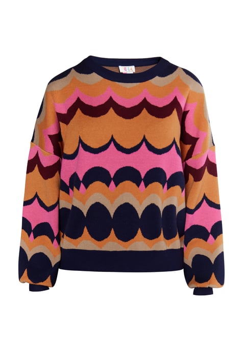 IZIA Jumper Dames Oranje Veelkleurig - Image 1