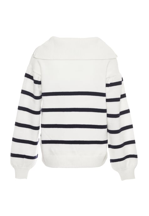 usha Jumper Dames GEBROKEN WITTE MARIENE STREPEN - Image 2