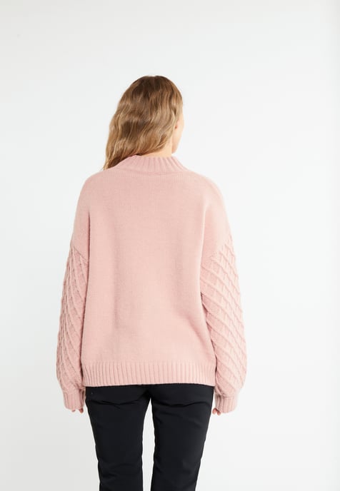 RISA Gebreide trui teylon Dames oud roze - Image 4