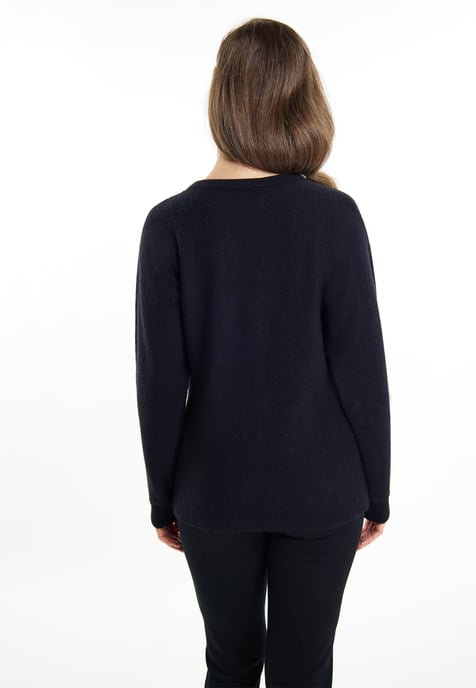 usha trui met parels Dames zwart - Image 4