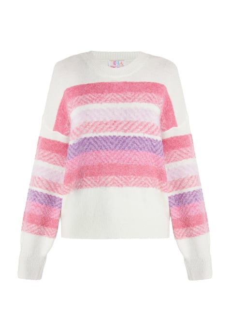 IZIA Jumper Dames Wit Veelkleurig - Image 1