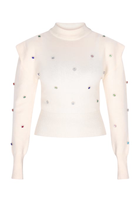 Faina Jumper Dames wolwit - Image 1