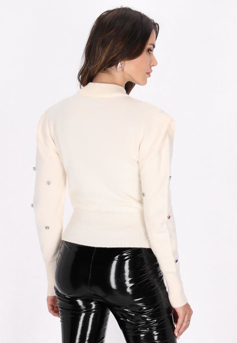 Faina Jumper Dames wolwit - Image 4