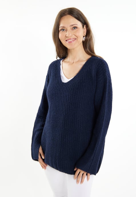 usha Gebreide trui Dames marine - Image 3