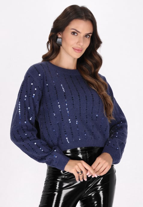 Faina Jumper Dames marine - Image 3