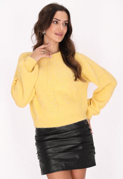 Faina Jumper Dames geel - Image 3